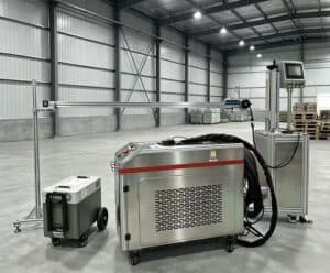 GY-FLC Cake Mold Production Line Automatic Laser Cleaning System